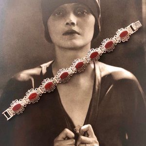 💯926 silver/carnelian/pyrite beautiful clasp 😘❤️